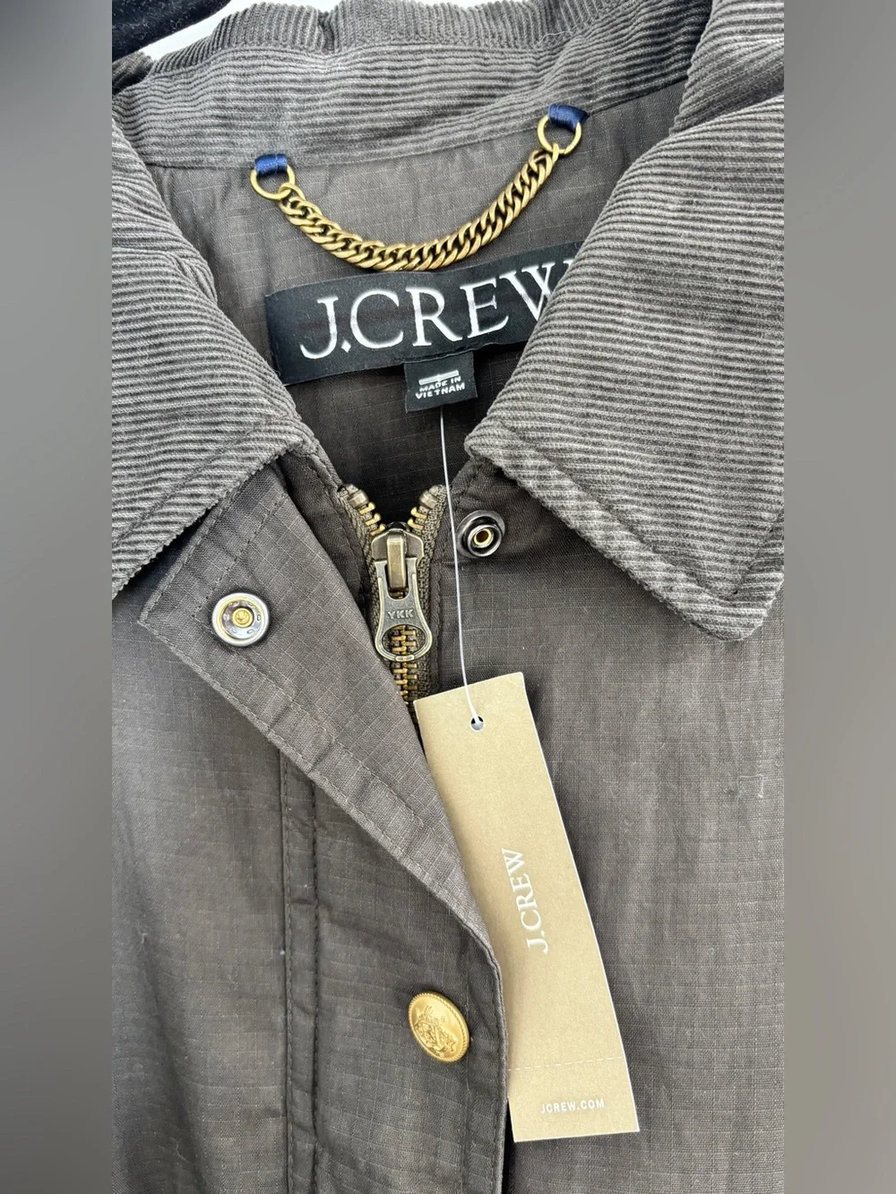 J.Crew Cropped Barn Jacket™ in ripstop cotton